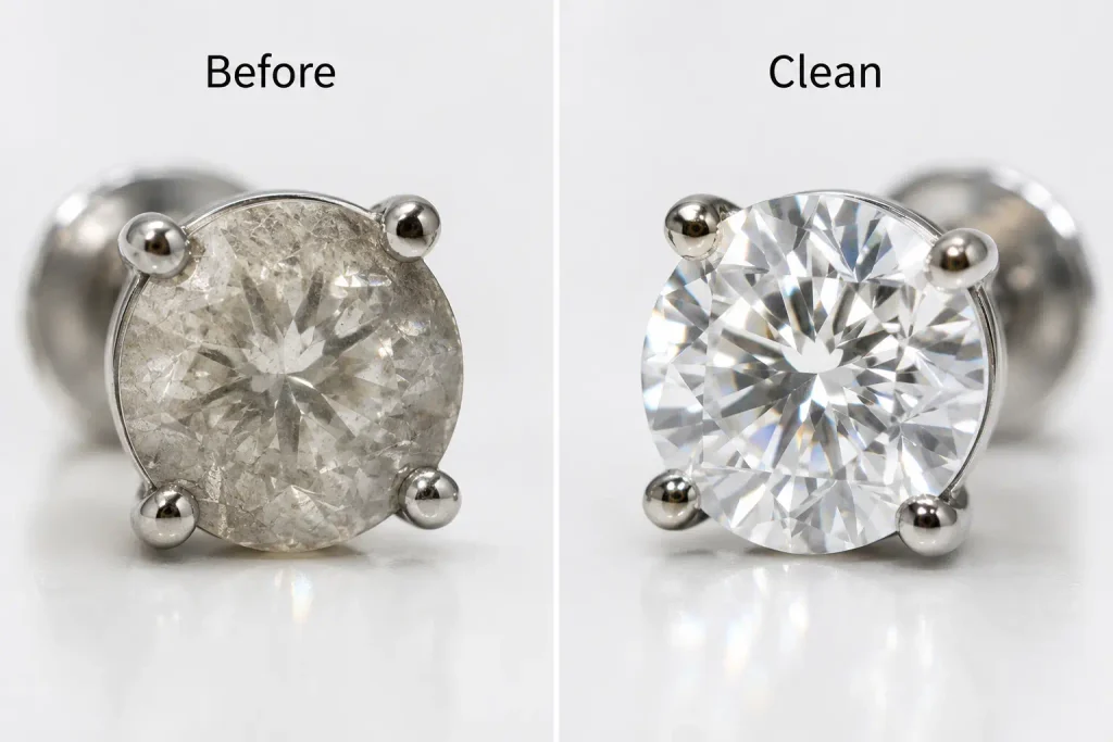 Why diamond earrings lose their shine